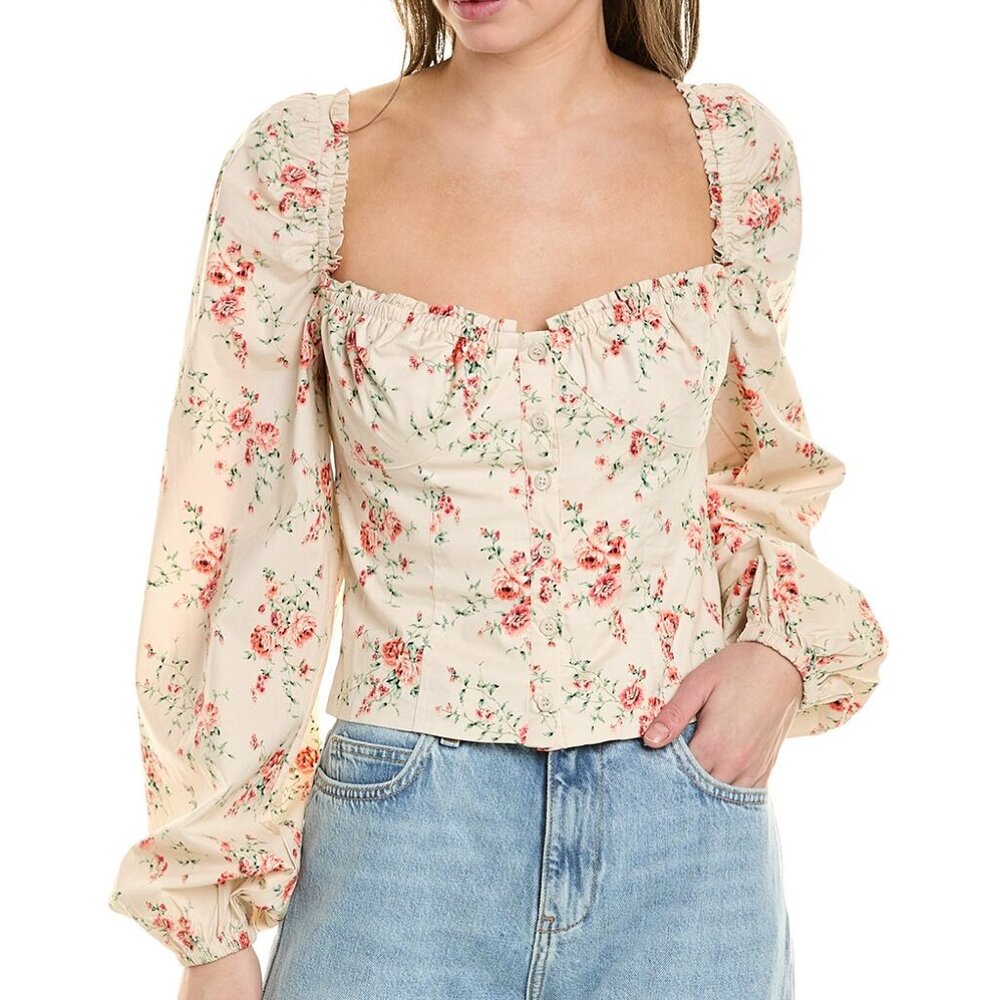 WeWoreWhat Ruched Cup Top - Picture 3 of 4